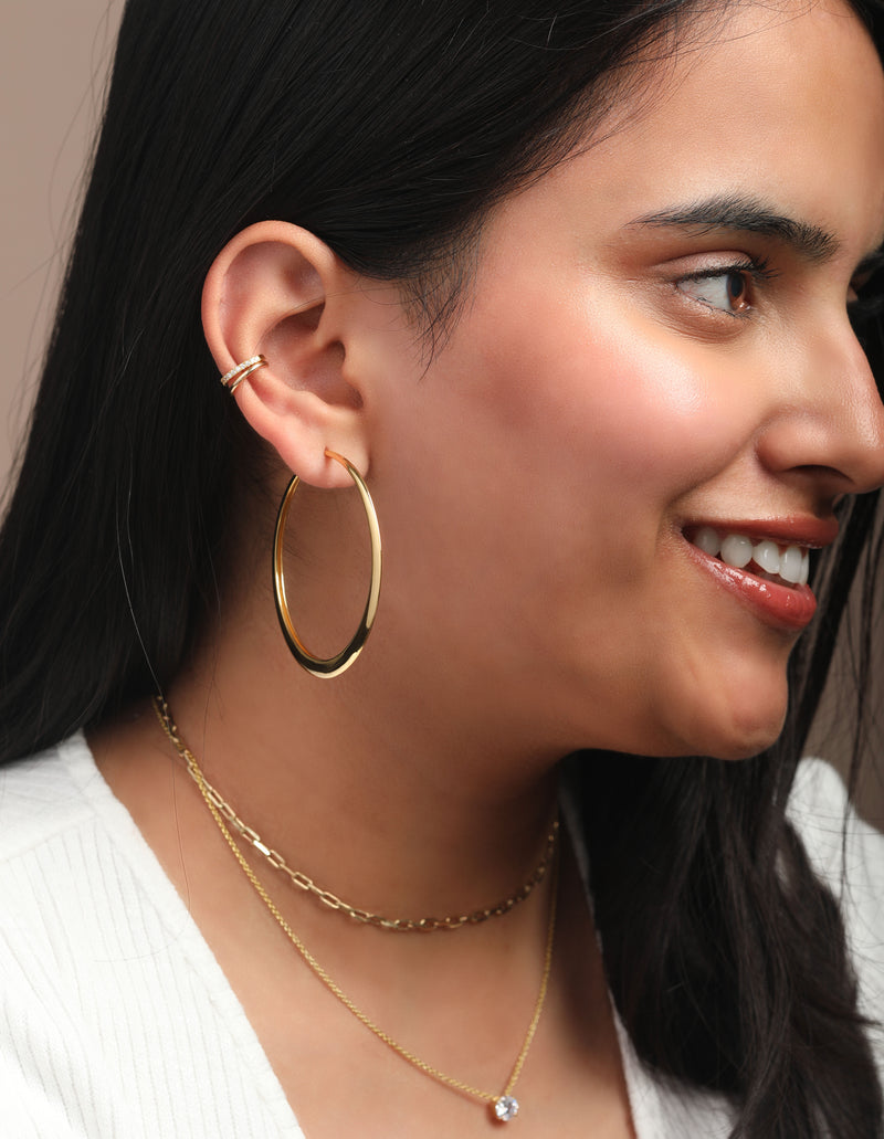 Paris Statement Vermeil Hoops