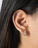 Timeless Sparkle Huggies - Swiss Blue Topaz