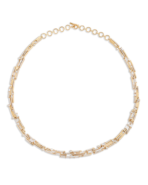 Ethereal Elegance Diamond 14k Gold Necklace