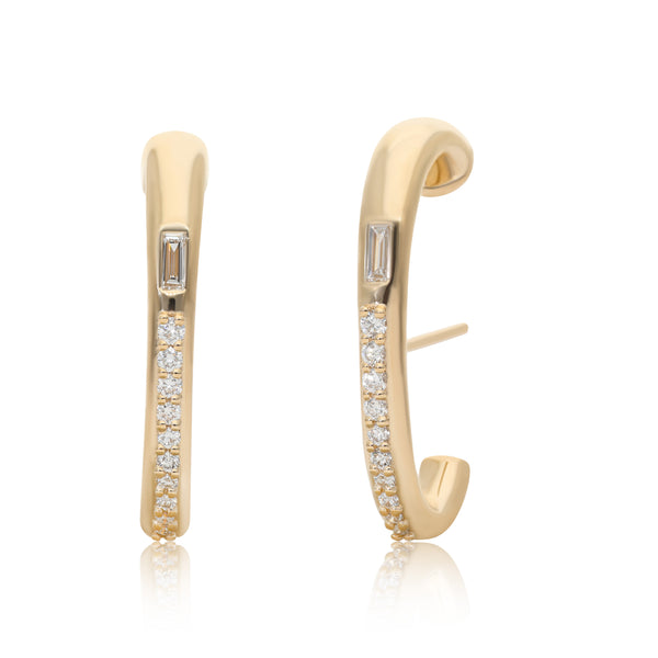 Ethereal Caress Cuff Earrings