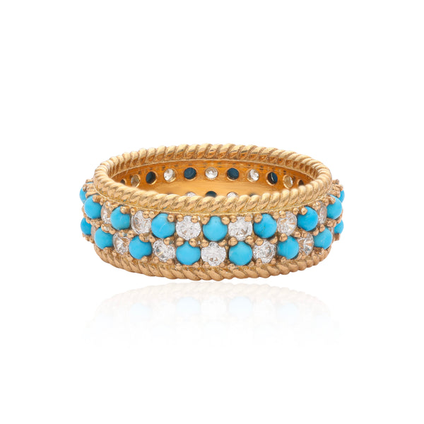 Jodhpur Sparkle ring - Turquoise