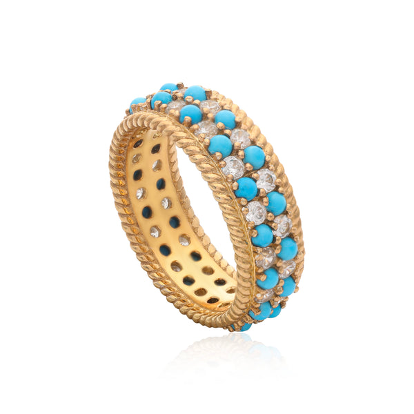 Jodhpur Sparkle ring - Turquoise
