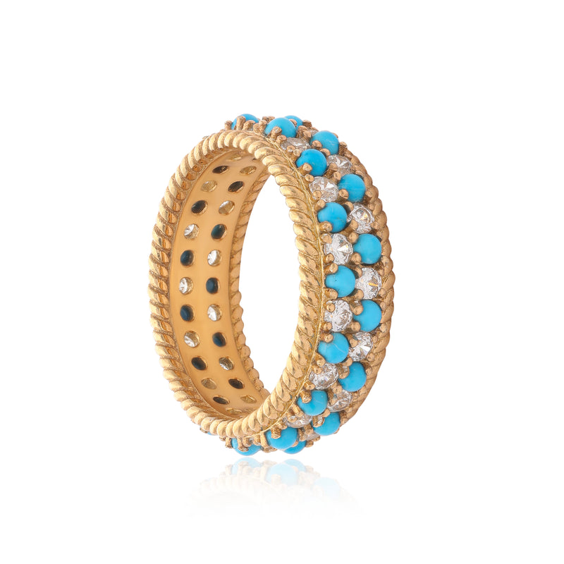 Jodhpur Sparkle ring - Turquoise