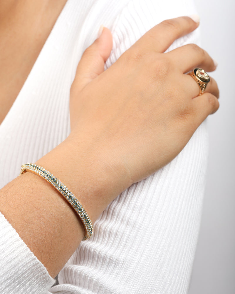 Timeless Sparkle Vermeil Bracelet - London Blue Topaz