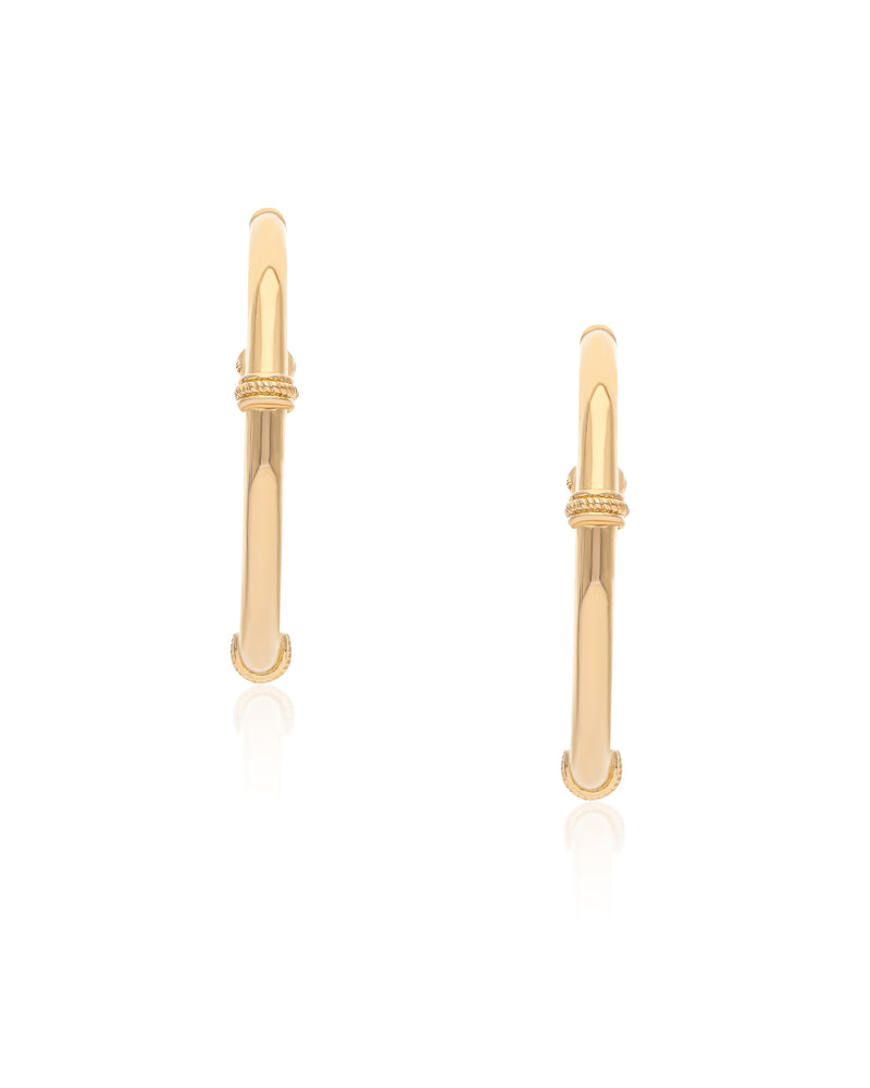Coco Vermeil Hoops