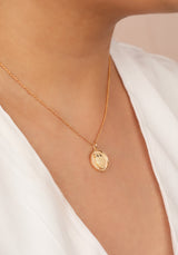 Owl Charm Vermeil Necklace
