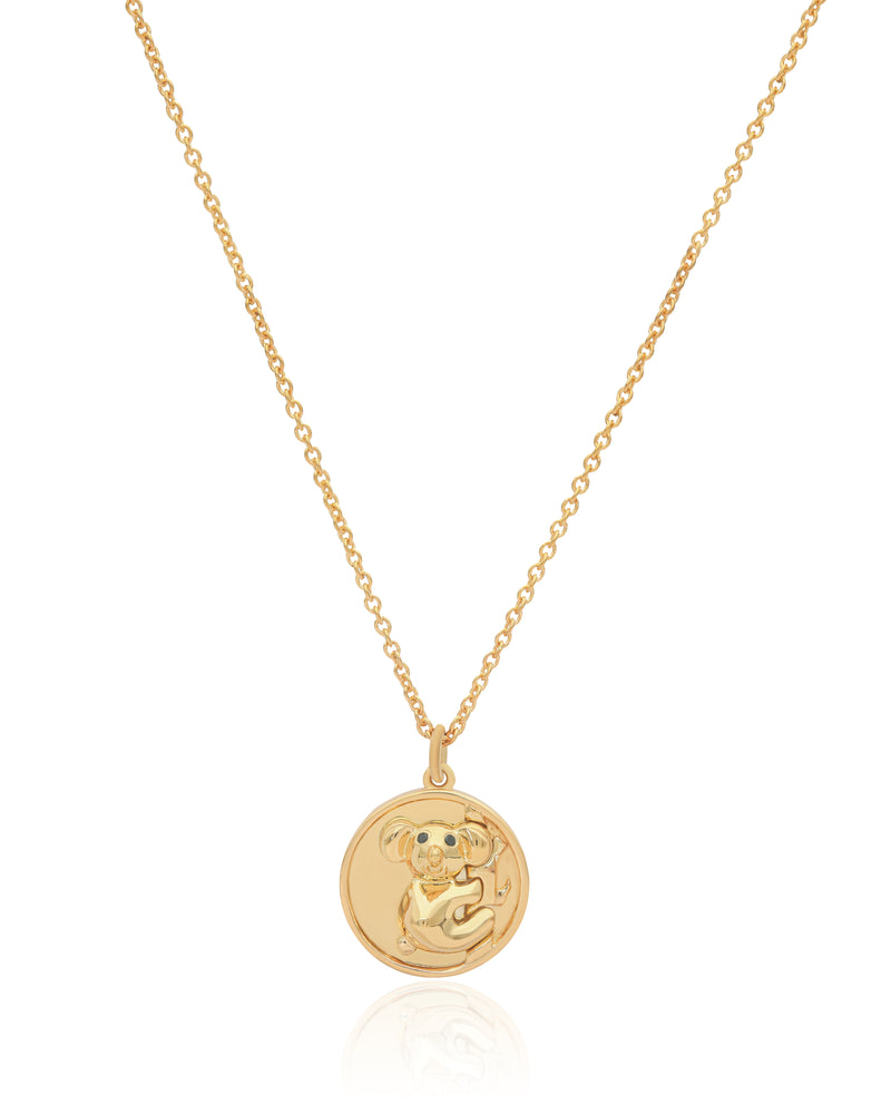 Koala Charm Vermeil Necklace