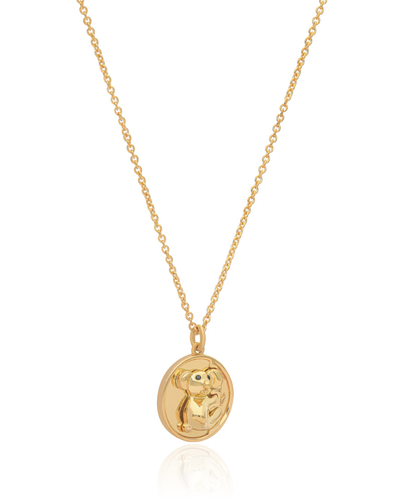 Koala Charm Vermeil Necklace