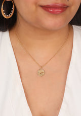 Whale Charm Vermeil Necklace