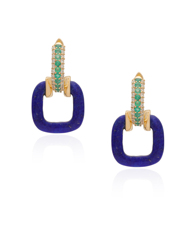 Pillow-Talk Hoops - Lapis