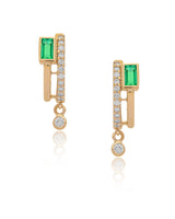 Tove Diamond and Emerald Huggies