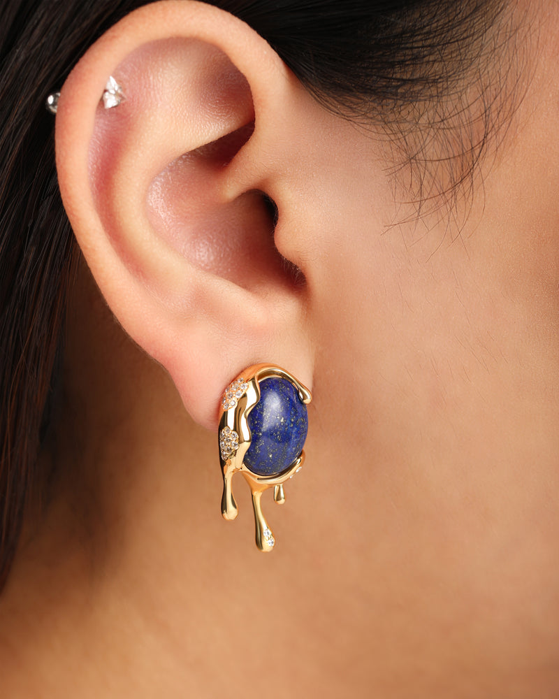 Selena Earrings - Lapis