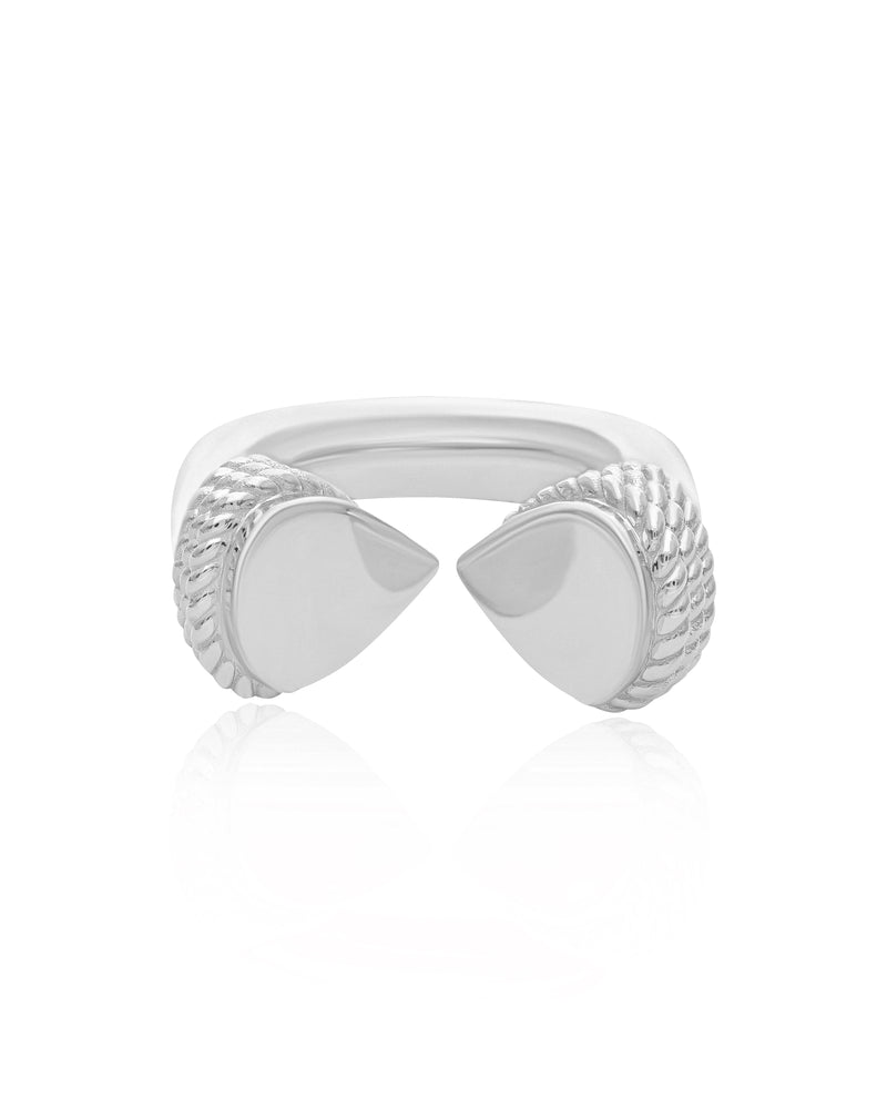 Naia Duo Chunky Sterling Silver Ring