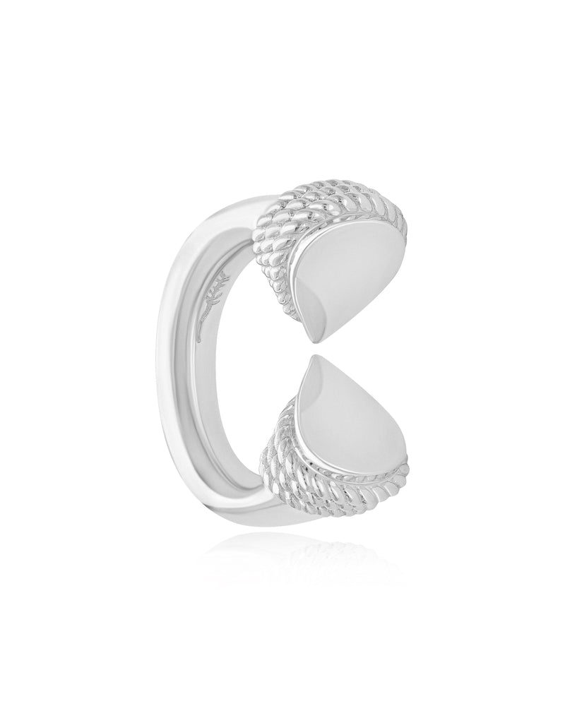 Naia Duo Chunky Sterling Silver Ring