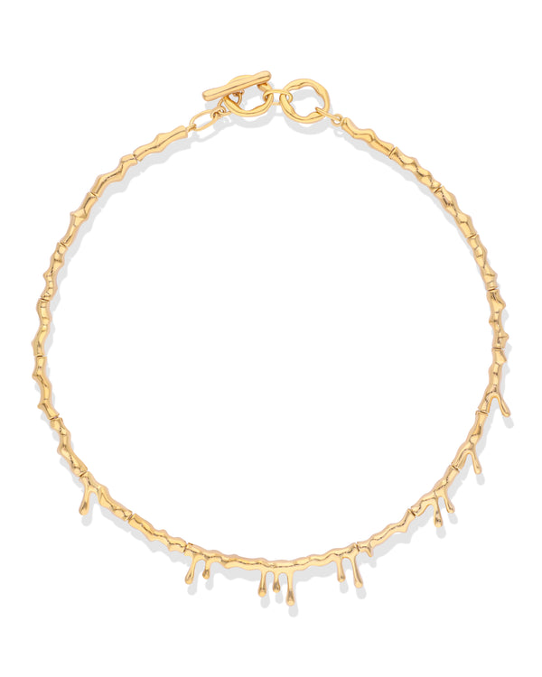 Molten Vine Vermeil Necklace