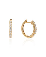 Lania 14k Diamond Huggies