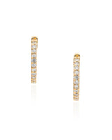 Lania 14k Diamond Huggies