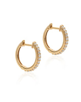 Lania 14k Diamond Huggies