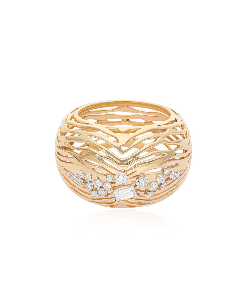 Rivulet Dome Ring
