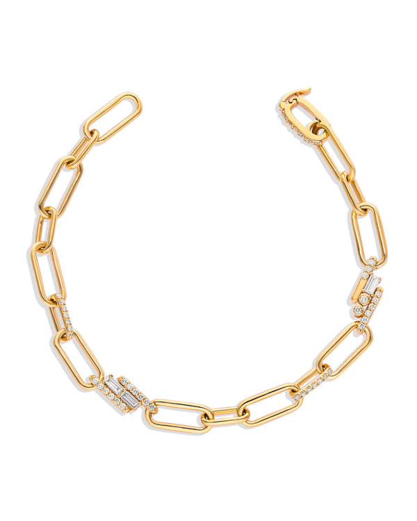 Ethereal Romance 14k Diamond Bracelet