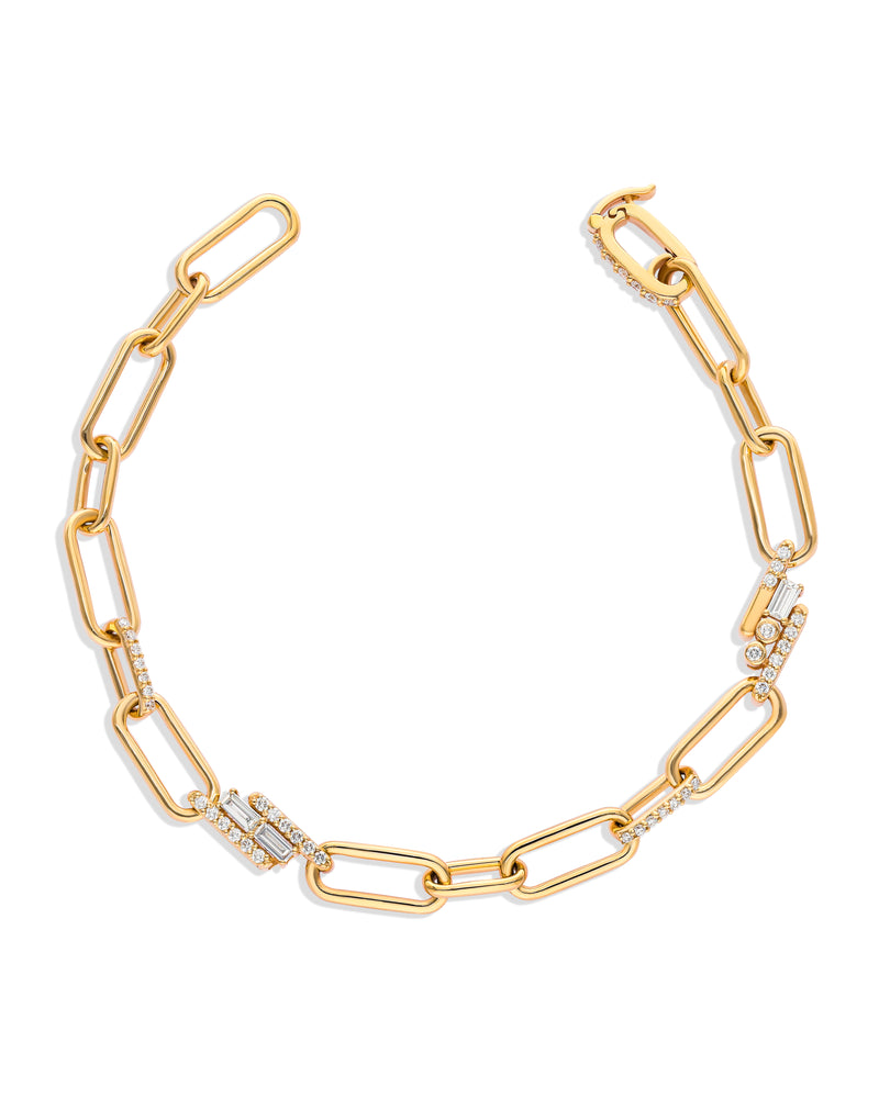 Ethereal Romance 14k Diamond Bracelet