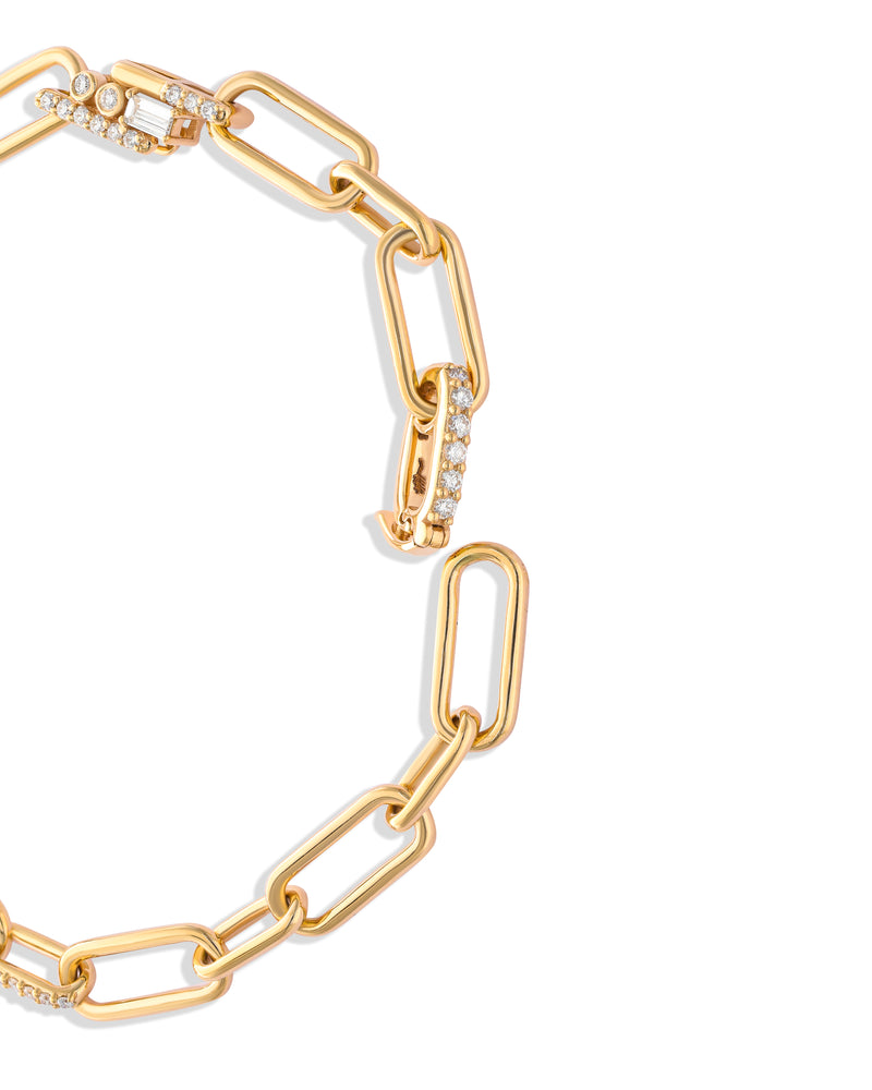 Ethereal Romance 14k Diamond Bracelet