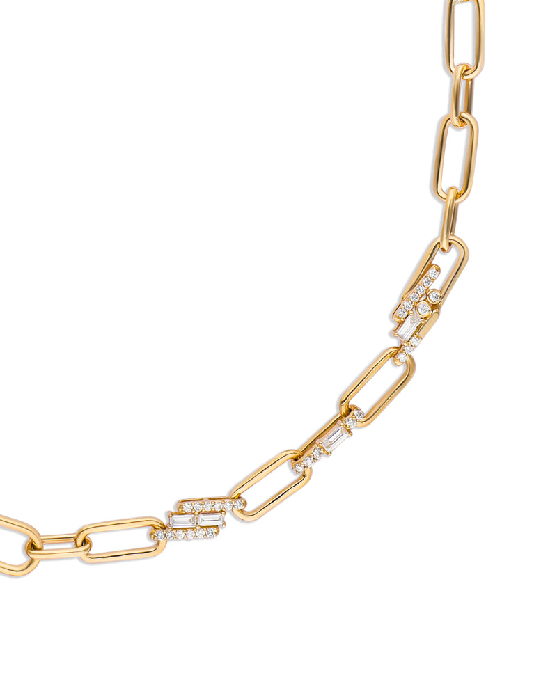 Ethereal Romance 14k Diamond Necklace