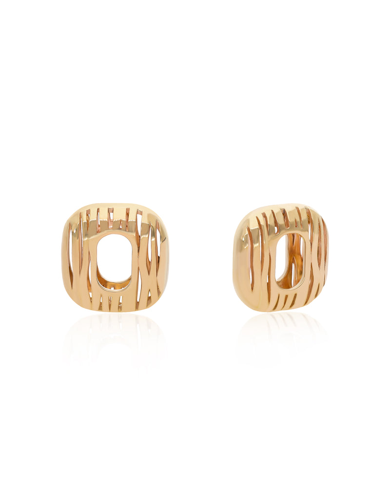 Rivulet Reflections Hoops with Charms
