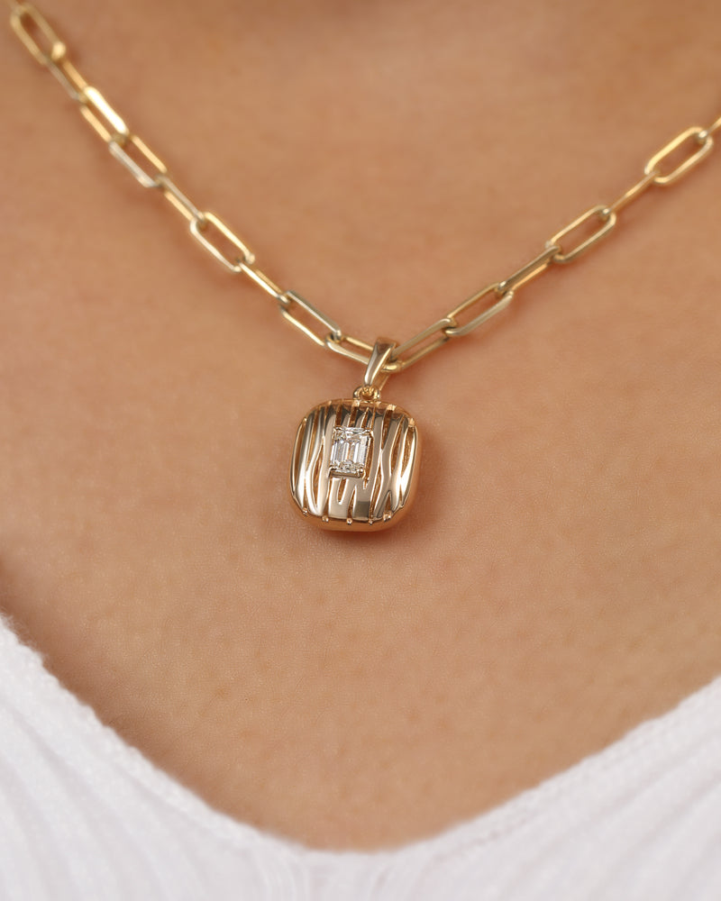 Rivulet Promise Charm Necklace