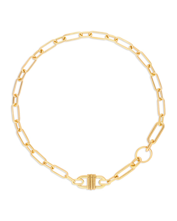 Naia Clasp Vermeil Necklace