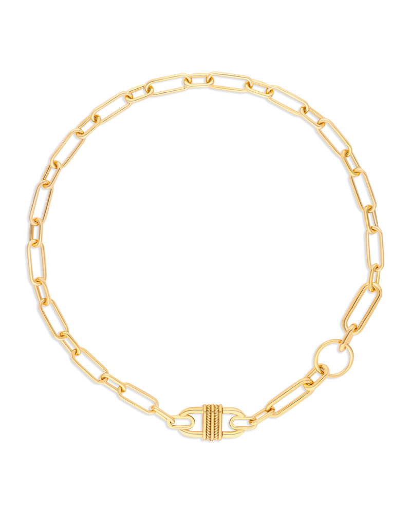 Naia Clasp Vermeil Necklace