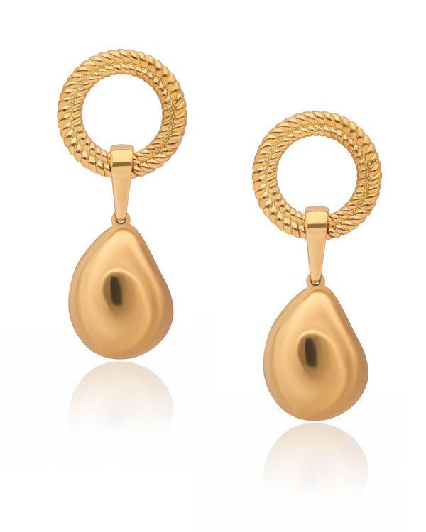 Naia Vermeil Drop Earrings