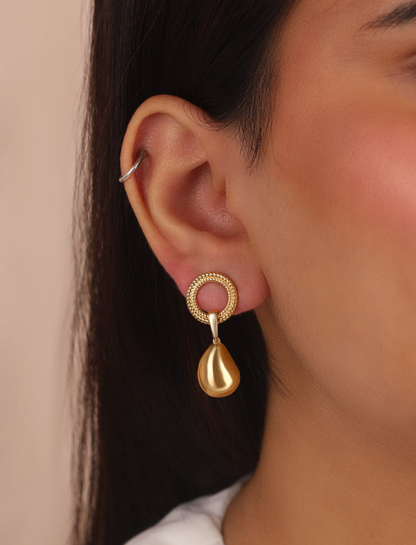 Naia Vermeil Drop Earrings