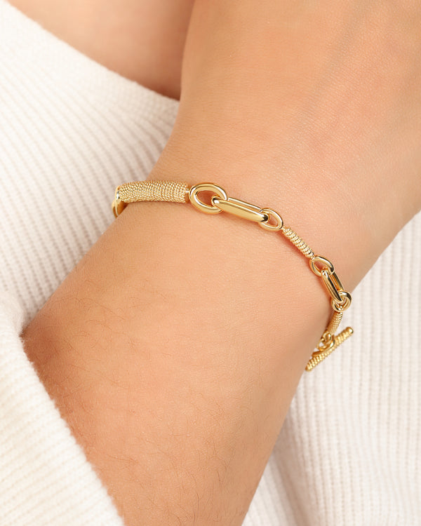 Naia Vermeil Link Bracelet