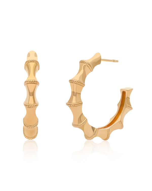 Naia Twist Vermeil Hoops