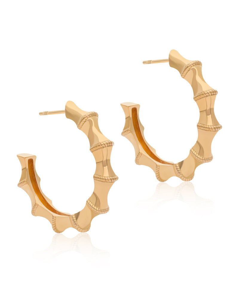 Naia Twist Vermeil Hoops
