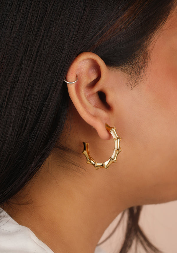 Naia Twist Vermeil Hoops