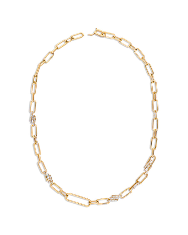 Ethereal Romance 14k Diamond Necklace