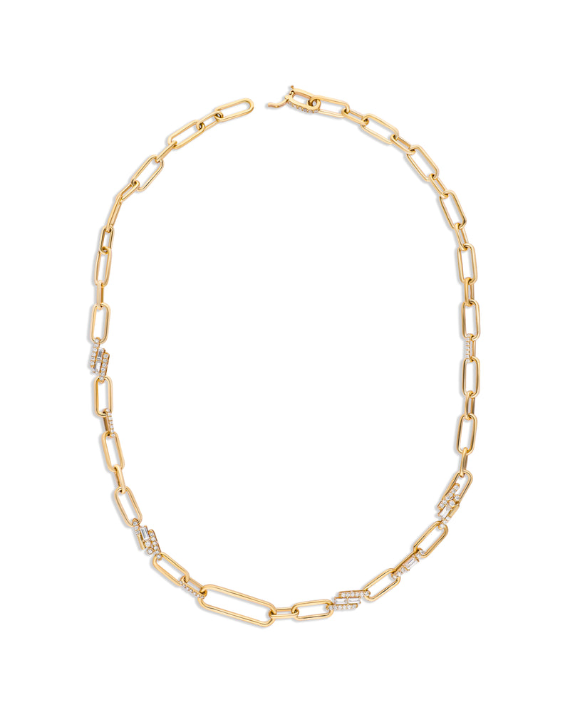 Ethereal Romance 14k Diamond Necklace