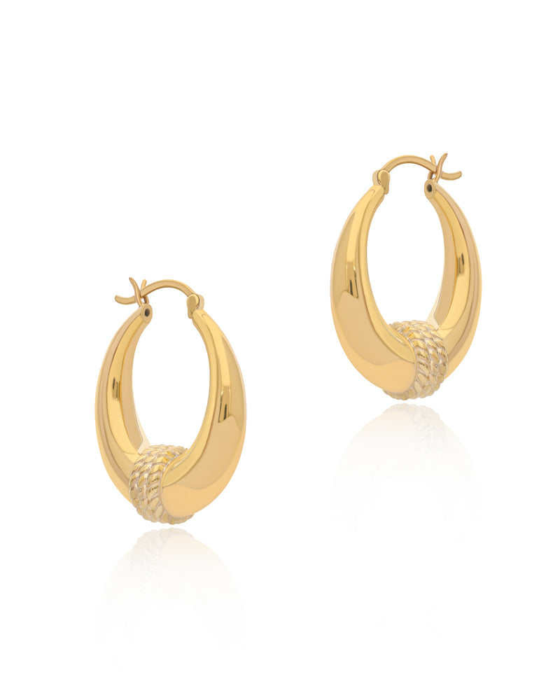 Naia Weekender Vermeil Hoops - Gold