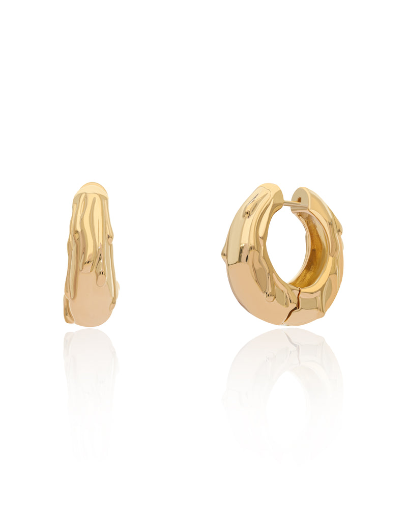 Molten Monroe Chubby Vermeil Hoops