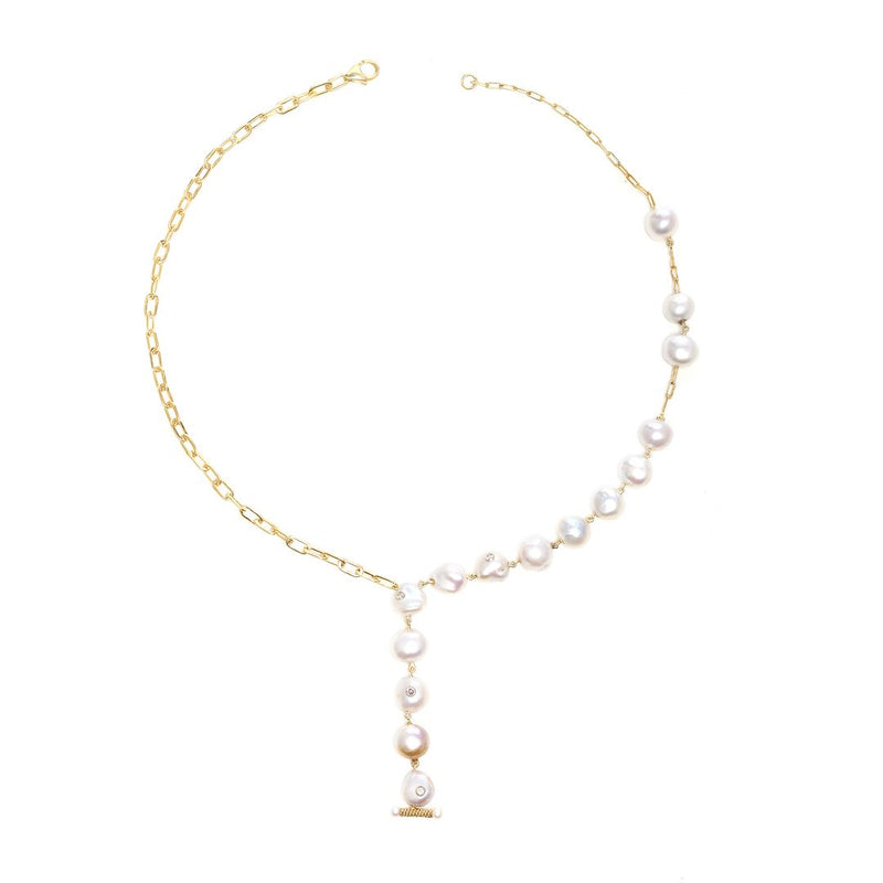 Keshi Perle Voyage Vermeil Necklace
