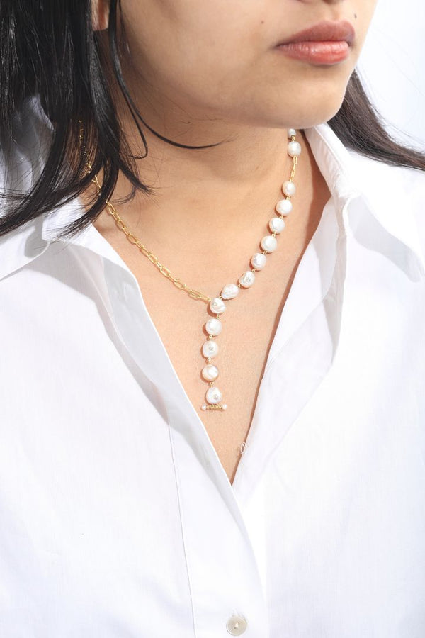Keshi Perle Voyage Vermeil Necklace