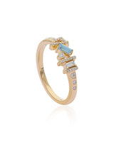Ethereal Angel Aquamarine 14k Gold Ring