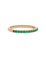 Verte Classic Emerald & 14k Gold Band