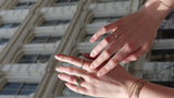Ethereal Caress Duo Rah 14k Gold Ring