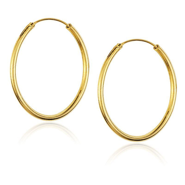 Classic Endless Vermeil Hoops