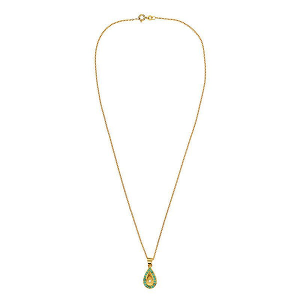 Turquoise Drop Necklace