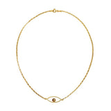 Labradorite Evil Eye Vermeil Necklace