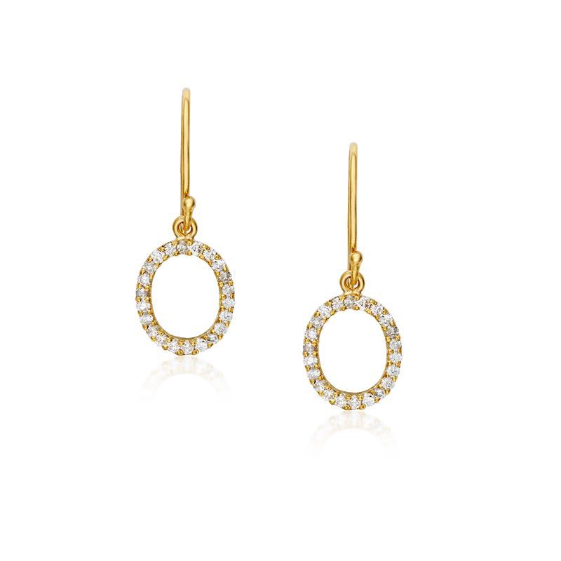 Bianca 14k Gold Diamond Earrings